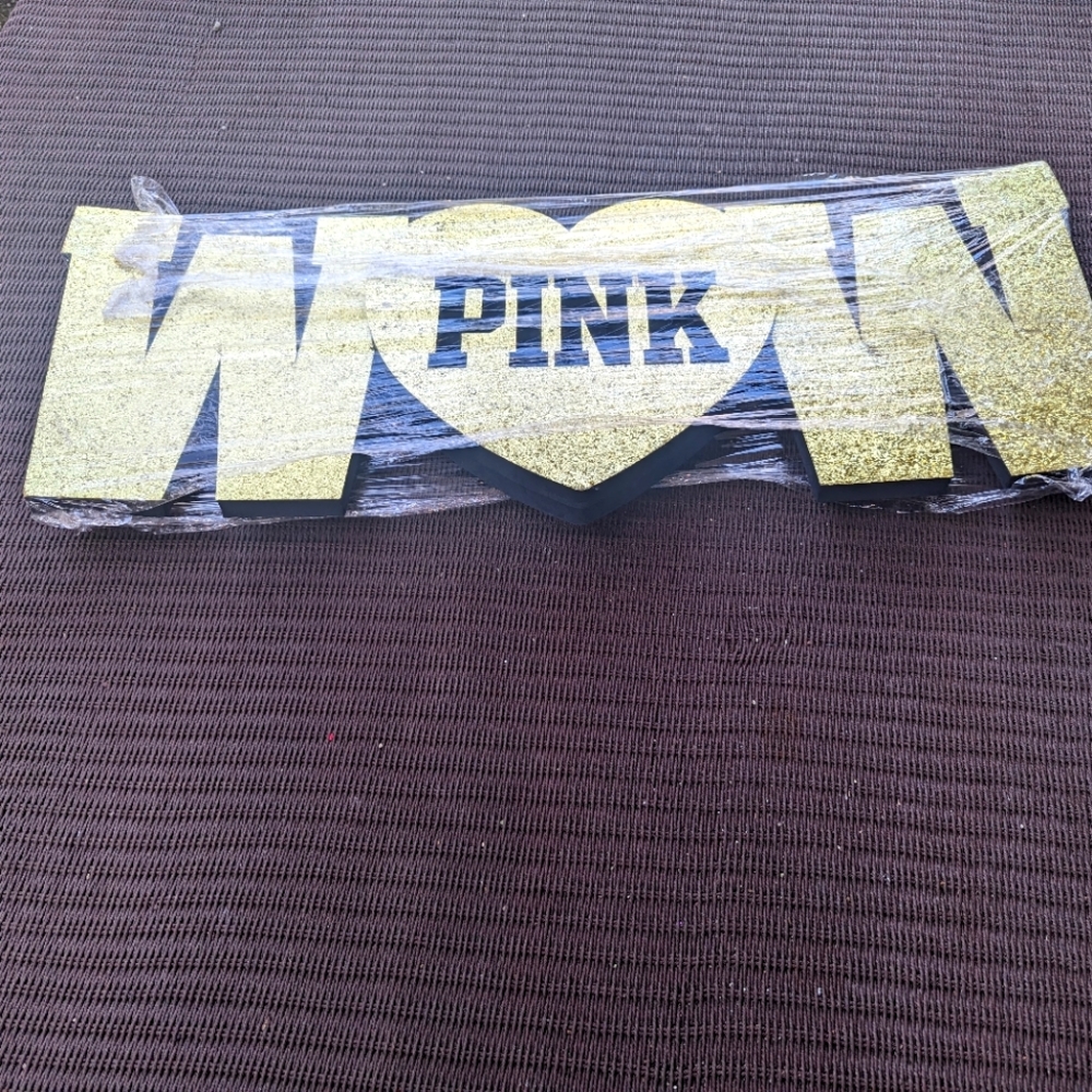 Victoria's Secret PINK WOW sign
